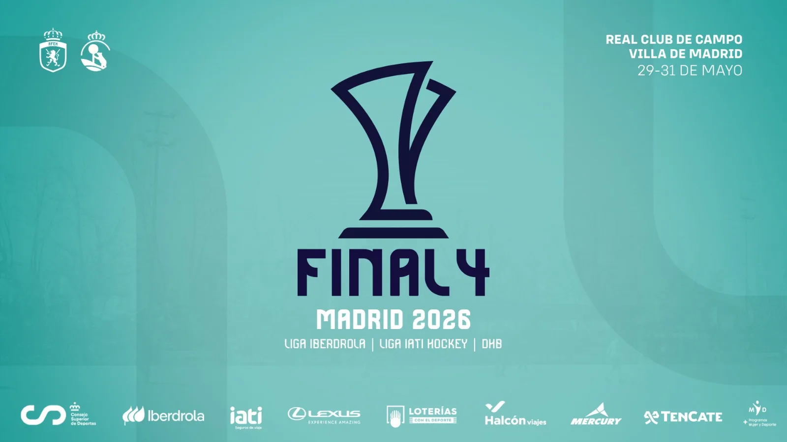 LA FINAL FOUR DEL HOCKEY ESPAÑOL 2025/2026 SE DISPUTARÁ EN EL REAL CLUB DE CAMPO DE MADRID