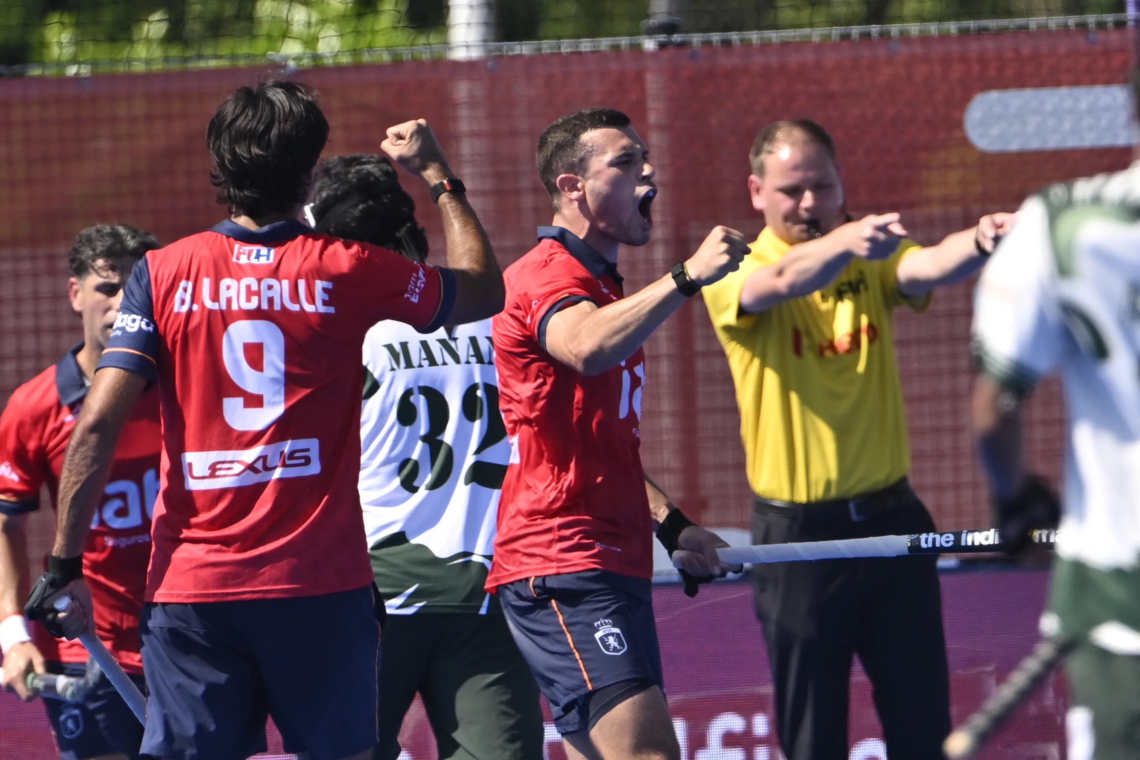 VICTORIA SÓLIDA DE LOS REDSTICKS EN LA PRO LEAGUE ANTE PAKISTÁN
